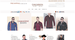 Desktop Screenshot of garciamoda.com